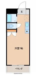 メモリースリー【3-B号室】の間取り