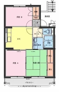ジェネシス大島A【3階】の間取り