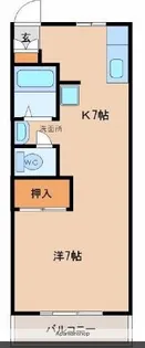 シャトーモリオカ末広【1009号室】の間取り