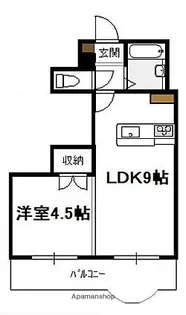 コスタ吉村【302号室】の間取り