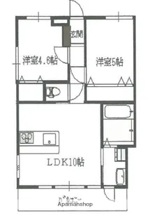 PASSEGE【101号室】の間取り
