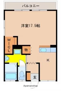 リヴェール中西【205号室】の間取り
