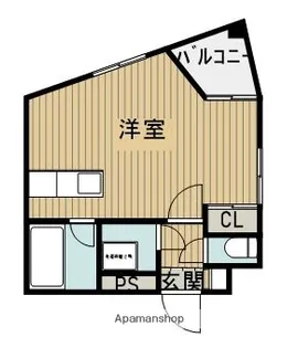 1Rの間取り画像