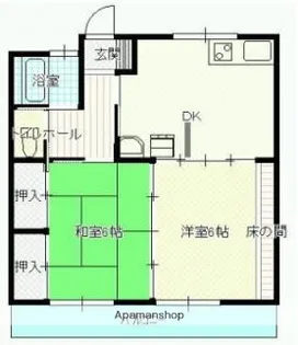 みとよコーポ【1階】の間取り