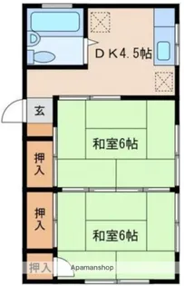 井上アパート【111号室】の間取り
