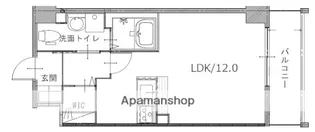 1Rの間取り画像