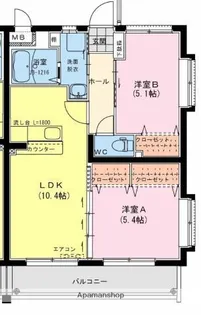 ユーミーなでしこⅡ【1階】の間取り
