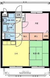 サングリーン藤沢【3階】の間取り