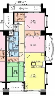 ヴェルディ(べるでぃ)【3階】の間取り
