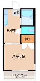 サンコーポ21【101号室】の間取り