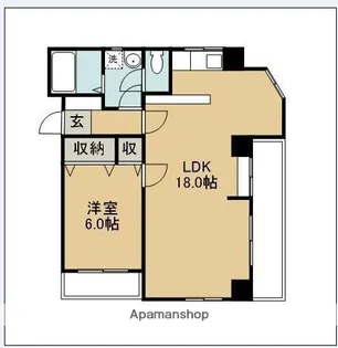 21コスモス恒久【302号室】の間取り