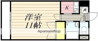 新町橋レジデンス【203号室】の間取り