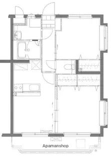ユーミーMITSUKI【106号室】の間取り