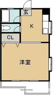 ガーデンヒルズ【601号室】の間取り
