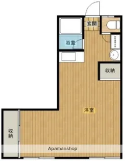 1LDKの間取り画像