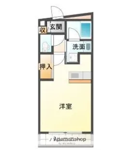 ベアレント【405号室】の間取り