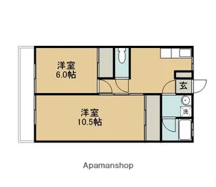 メゾンド・F【303号室】の間取り