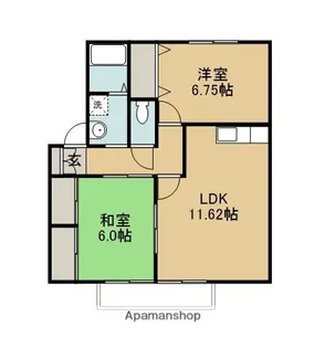 サニー神宮の森【105号室】の間取り