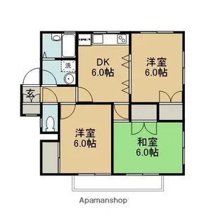 メゾンOGAWA【301号室】の間取り