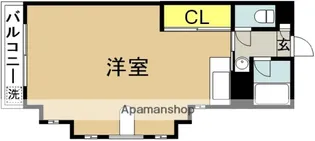 リバティハウス【211号室】の間取り