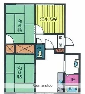 パレス木花台【B205号室】の間取り