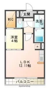 アムールオルテ【501号室】の間取り