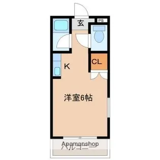 SI瀬頭【402号室】の間取り