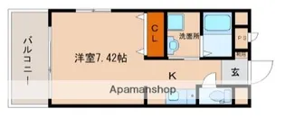 アルテマイスター橘通り【602号室】の間取り