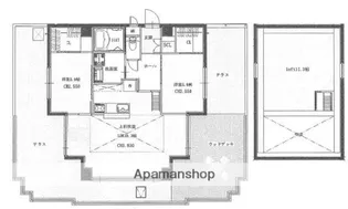 アルテマイスター中津瀬【602号室】の間取り