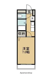 天満フェニックス【211号室】の間取り