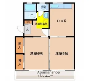 ANYONE【303号室】の間取り