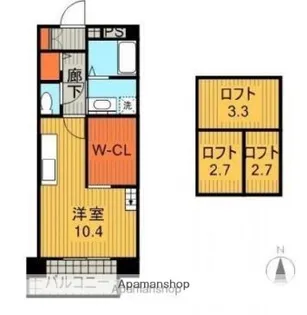 ALTE MEISTER AGORA(アルテマイスターアゴラ)【8階】の間取り