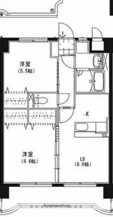 ハーベスト・アイ【202号室】の間取り
