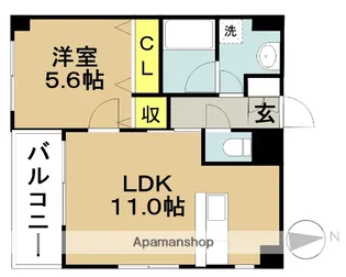 アルテマイスター大工町【903号室】の間取り