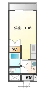 オーブⅡ【203号室】の間取り