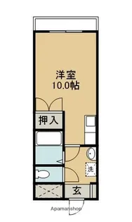 オーブⅡ【506号室】の間取り