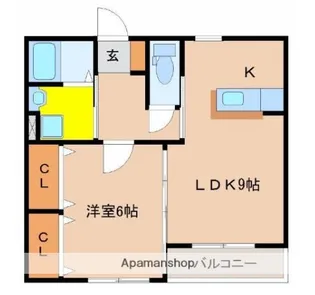 エスペランサKOBE【303号室】の間取り