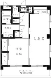 コーポナガトモⅡ【302号室】の間取り
