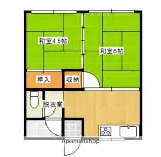 串間コーポA【103号室】の間取り