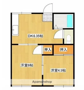 サンハイム【101号室】の間取り