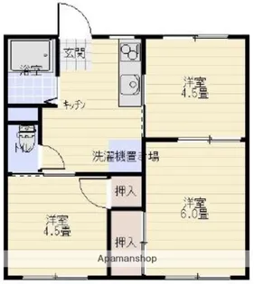 サンハイム【203号室】の間取り