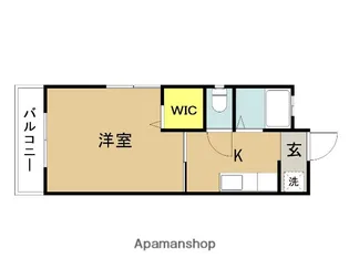 クリオコート【401号室】の間取り