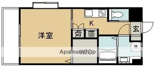 CATALINA APT【508号室】の間取り