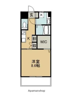 CATALINA APT【507号室】の間取り