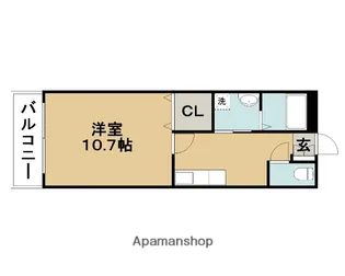 パルケ エスパーニャ【C103号室】の間取り