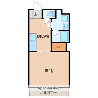 コーポ アトレイユ【304号室】の間取り