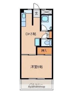 ベルヴィーユ恒久Ⅰ【202号室】の間取り