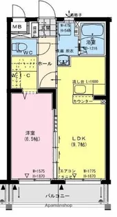 ル レーヴ B棟【3階】の間取り