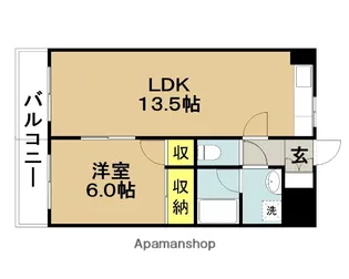エラン宮崎Ⅰ番館【205号室】の間取り