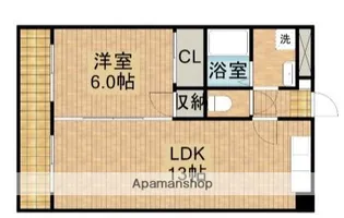 エラン宮崎Ⅱ番館【403号室】の間取り